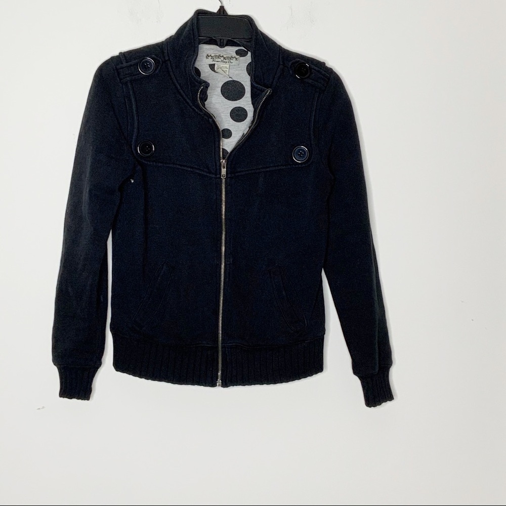 Forever TWENTY ONE bomber jacket black. Size S - Picture 4 of 6